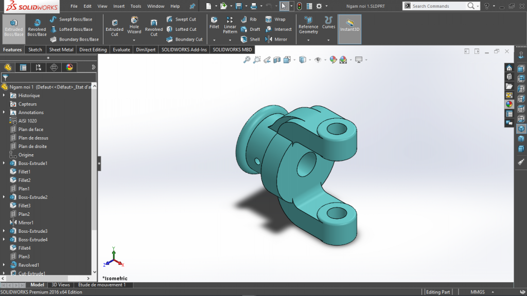 Học Solidworks hiệu quả